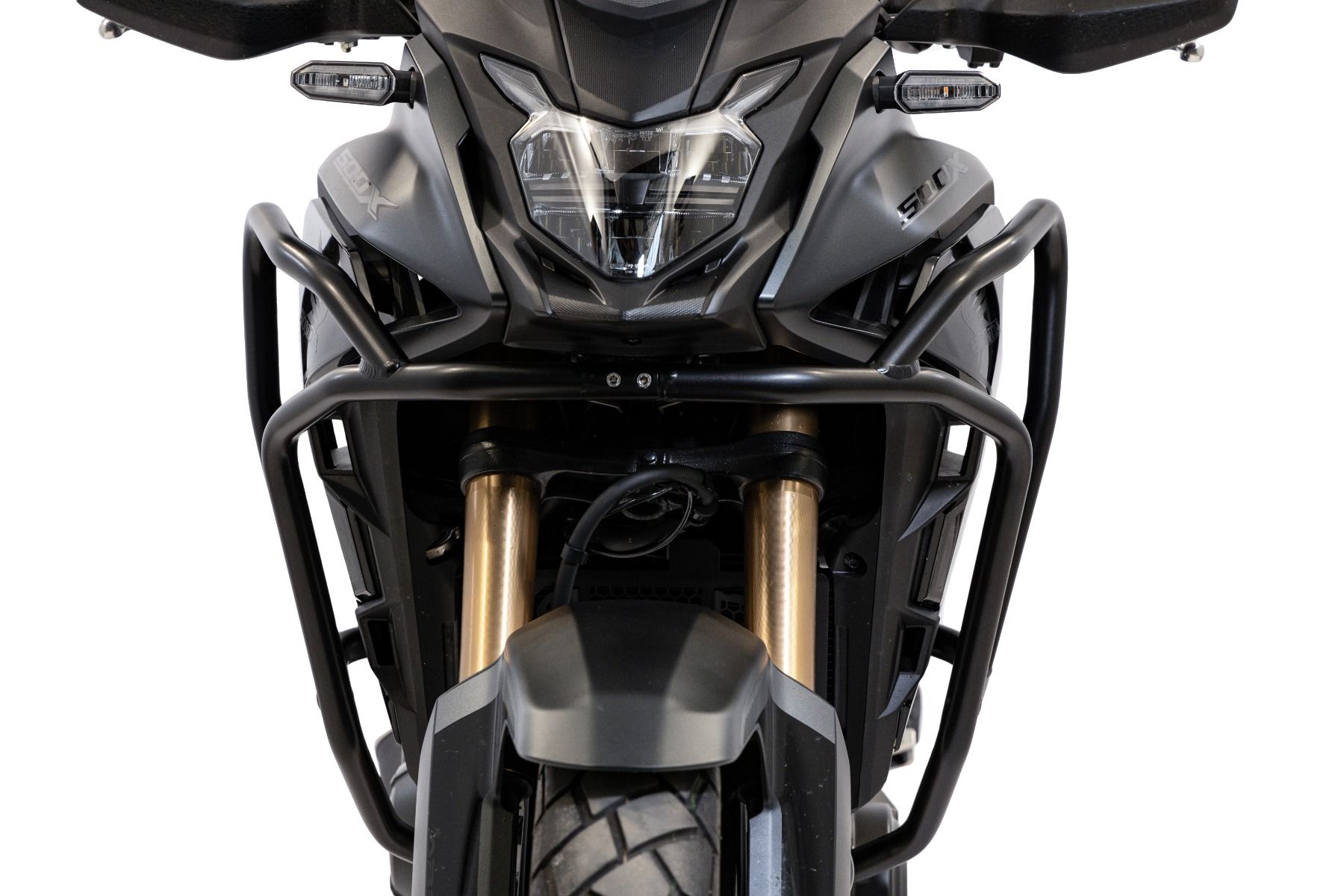 Barra di protezione in alluminio, parte superiore per Honda CB 500 X, nero