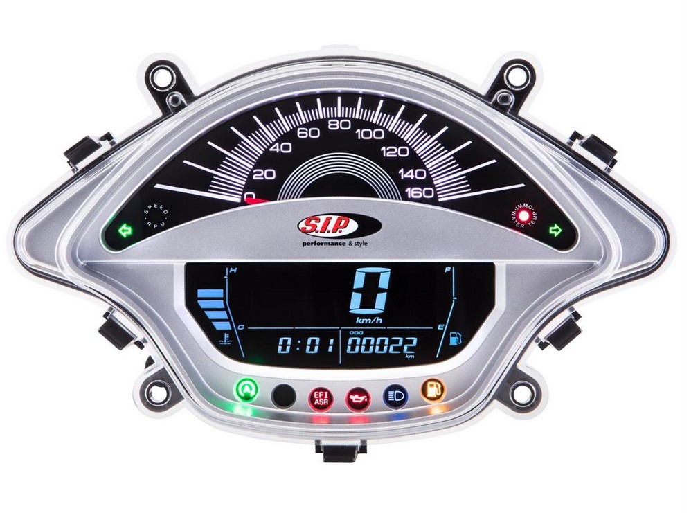 Contagiri / tachimetro per Vespa GTS/GTS Super 300cc FL ('14-), argento