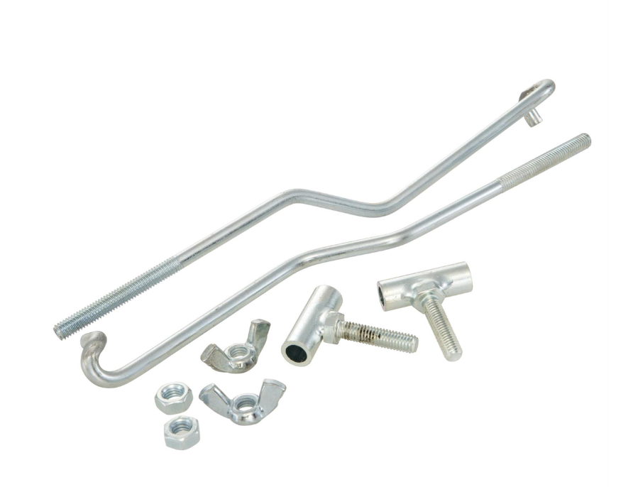 Portapacchi anteriore per Vespa PX 80-200cc, pieghevole, cromato