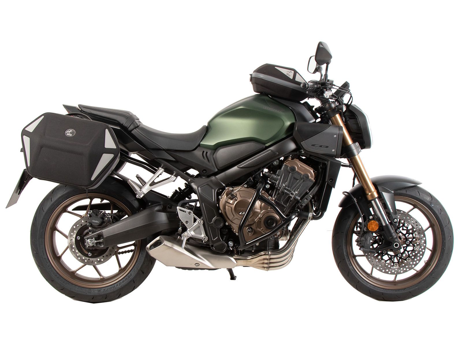 Portapacchi laterale C-Bow nero per Honda CB 650 R / E-Clutch (24-) Hepco & Becker