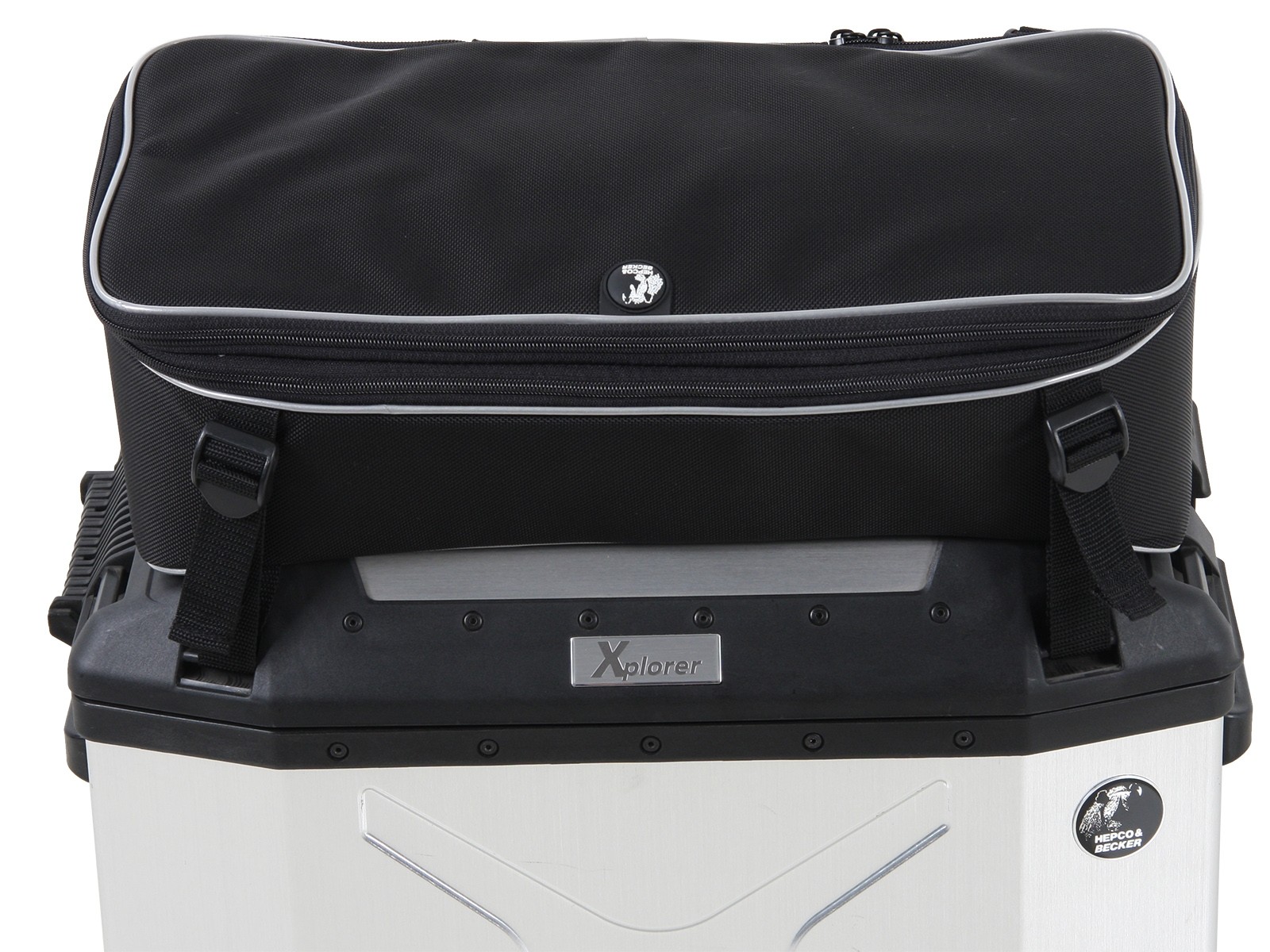 Borsa superiore per valigia laterale Xplorer 40 coperchio (12-19L) Hepco & Becker