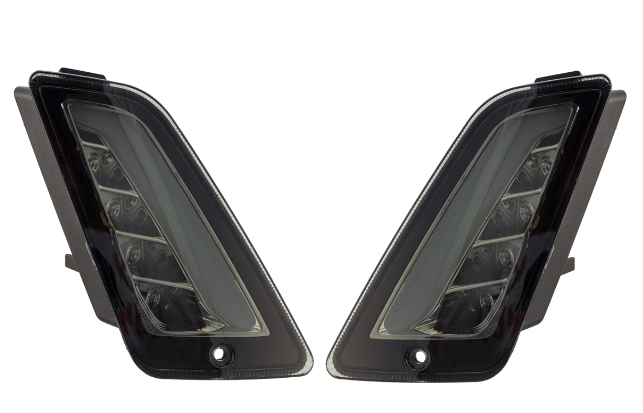Kit indicatori di direzione anteriori e posteriori per Vespa GTS/GTS Super/GTV 125-300cc ('14-), colorati