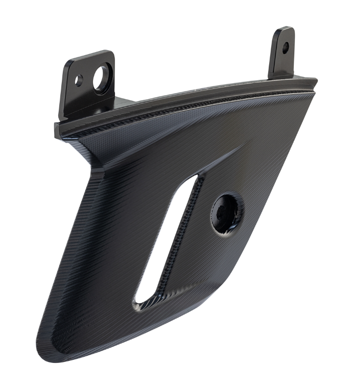 Carenatura per Vespa GTS/GTS Super 125/300cc (`22-), alluminio, anodizzato nero