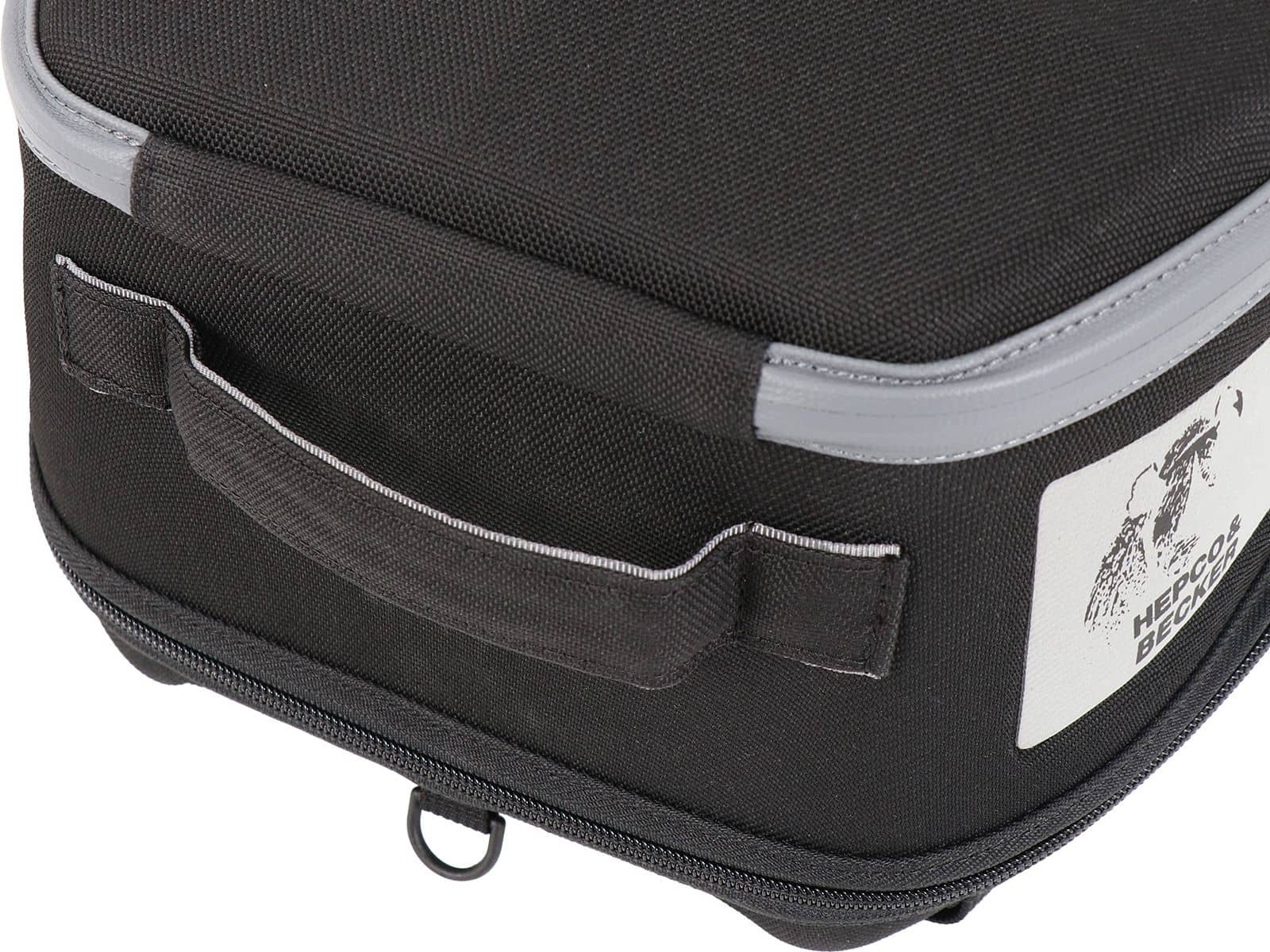 Royster Rearbag Sport borsa posteriore nera/grigia con attacco base Hepco & Becker