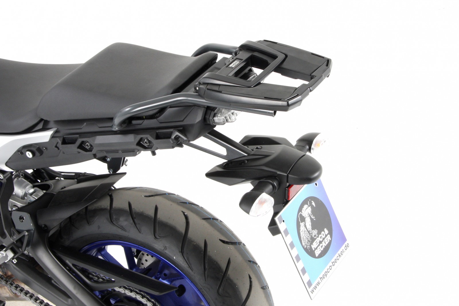 Easyrack porta bauletto antracite per Yamaha MT-09 Tracer ABS (Bj.15-) Hepco & Becker