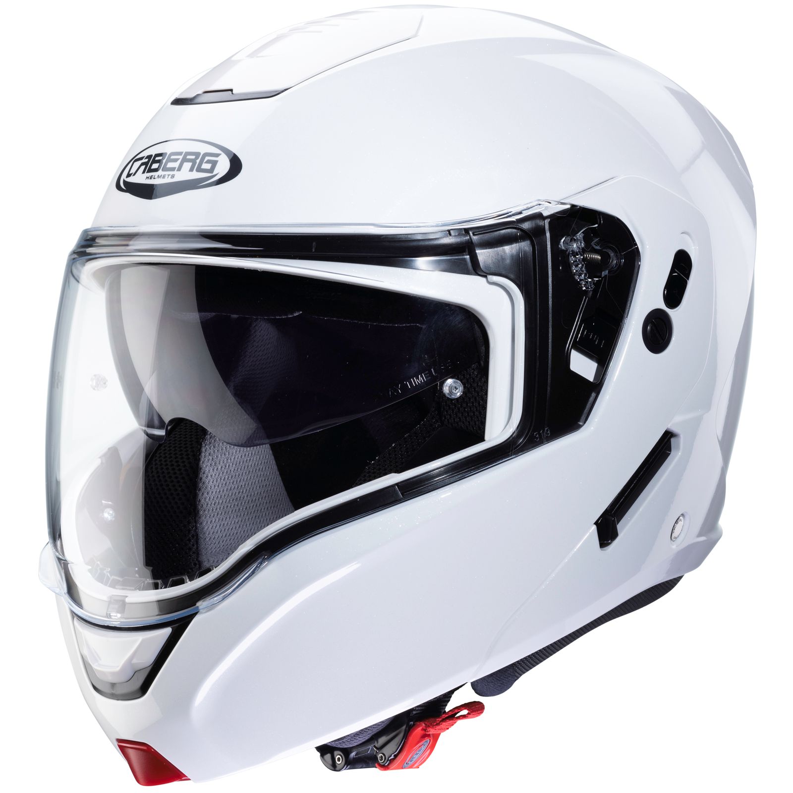 Caberg Casco Horus, bianco metallizzato