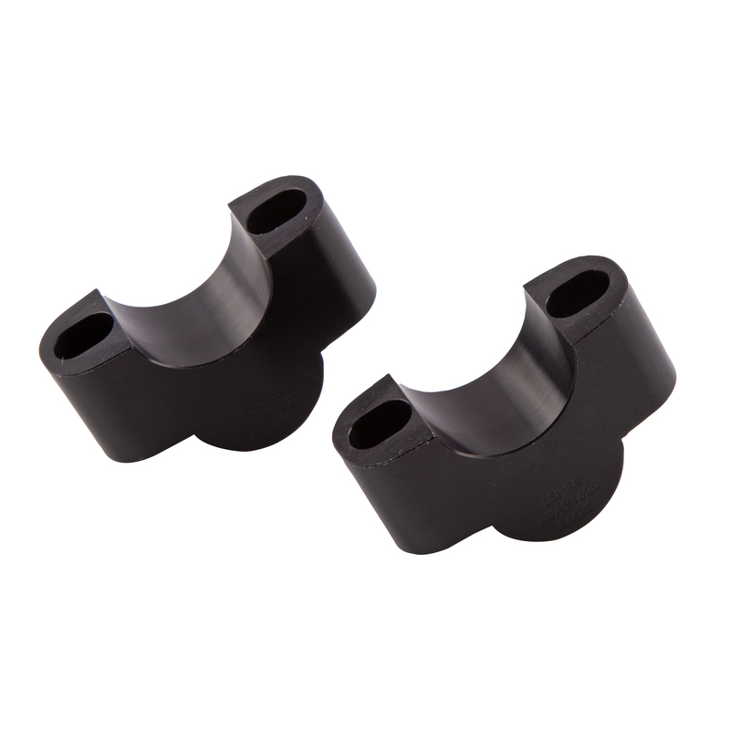 HIGHSIDER pro riser manubrio nero 25 mm, Per manubri Ø28,6 mm