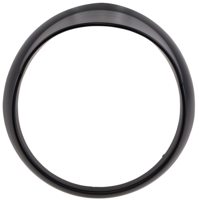 Anello portalampada per Vespa Primavera 50-150ccm 2T/​4T, nero opaco