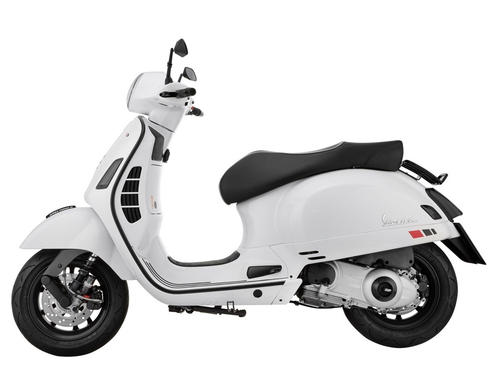 Portapacchi posteriore anni '70 per Vespa GTS/GTV/GT 125-300cc 4T LC, nero opaco