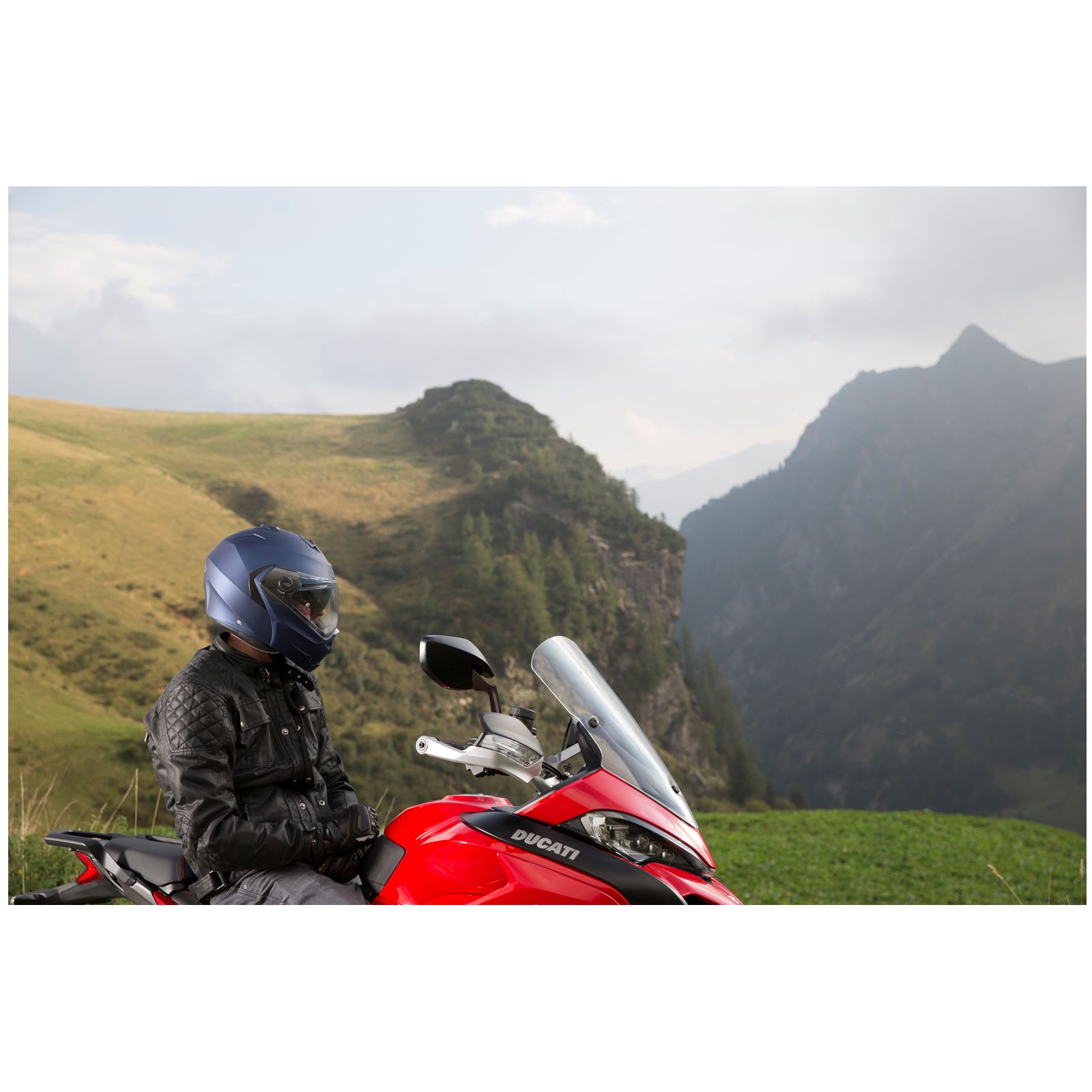 Caberg Casco Duke II, blu opaco Yama