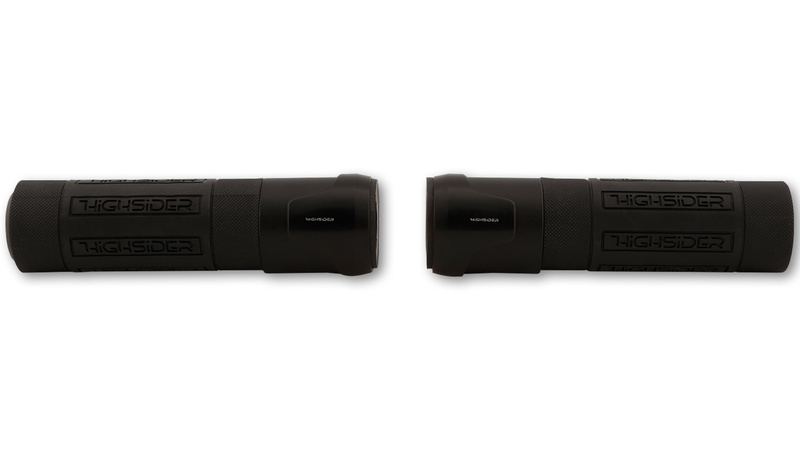 HIGHSIDER pro Akron grip in gomma nera 7/8 pollici (22,2 mm), 132 mm
