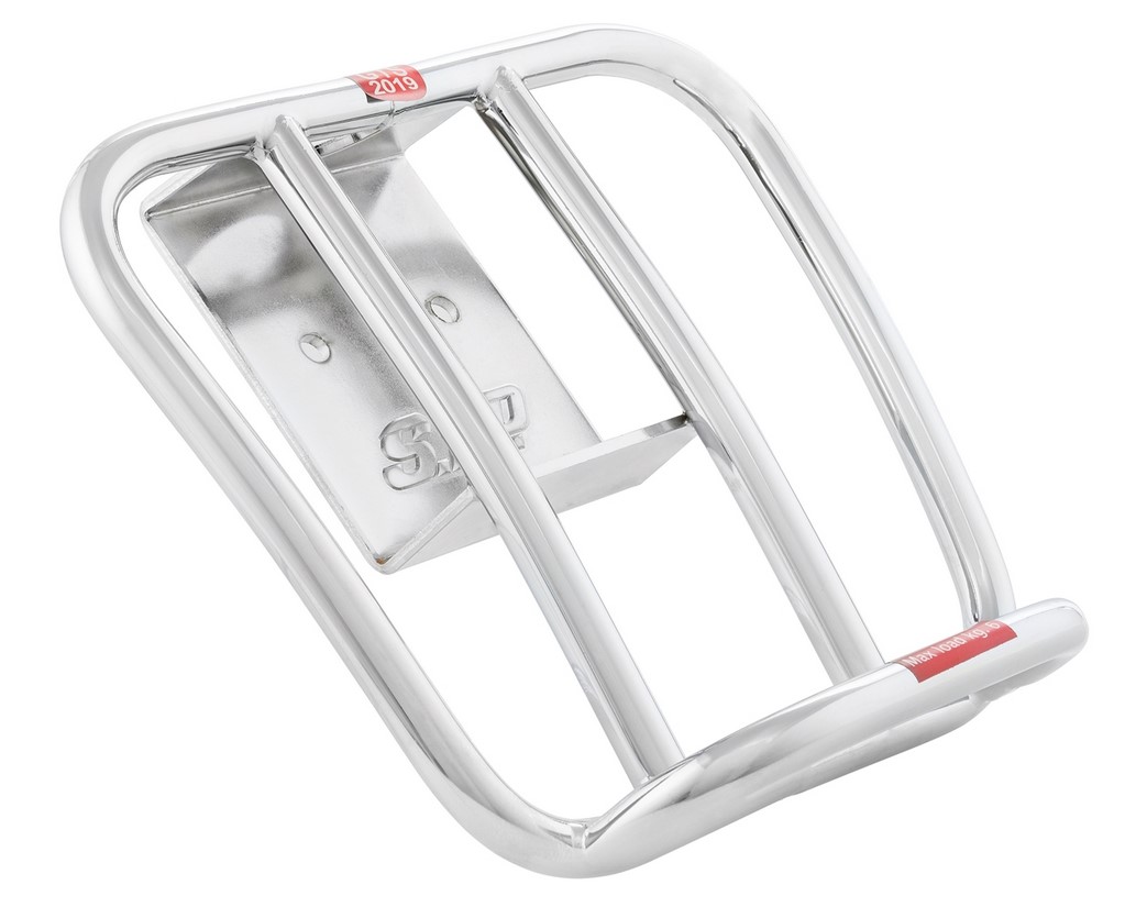 Portapacchi posteriore anni '70 per Vespa GTS / GTS Super HPE 125-300 ('19-), cromato