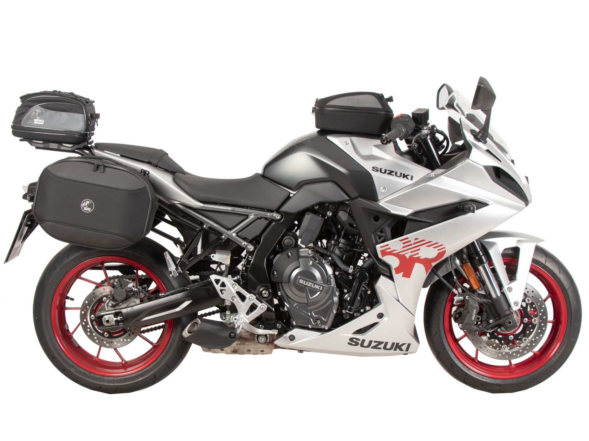 Portapacchi posteriore Smartrack nero per Suzuki GSX-8R (24-) Hepco & Becker