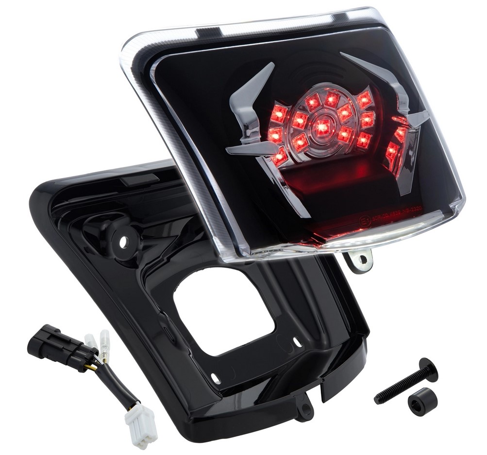 Fanale posteriore MK II LED per Vespa GTS/GTS Super/GTV 125-300cc HPE ('18-), trasparente