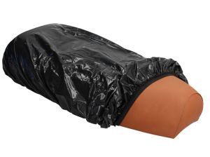 Coprisedile Spinelli, XL, nero, 120x65 cm