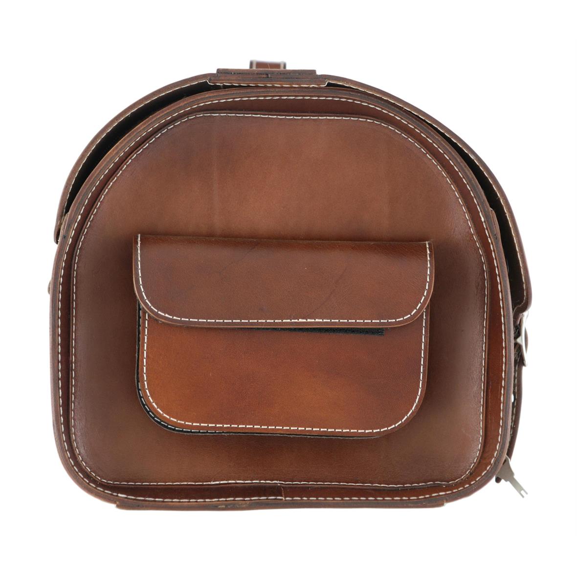 Custodia in pelle "Classic" per Vespa - marrone