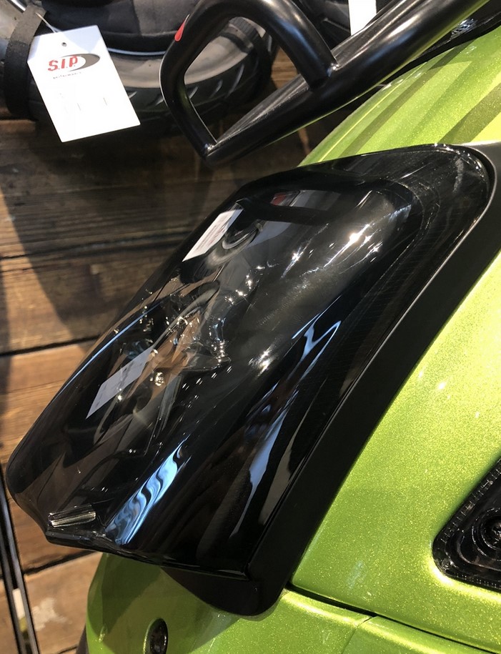Trasformazione del fanale posteriore per Vespa GTS/GTS Super/GTV 125-300cc ('14-'18), nero opaco