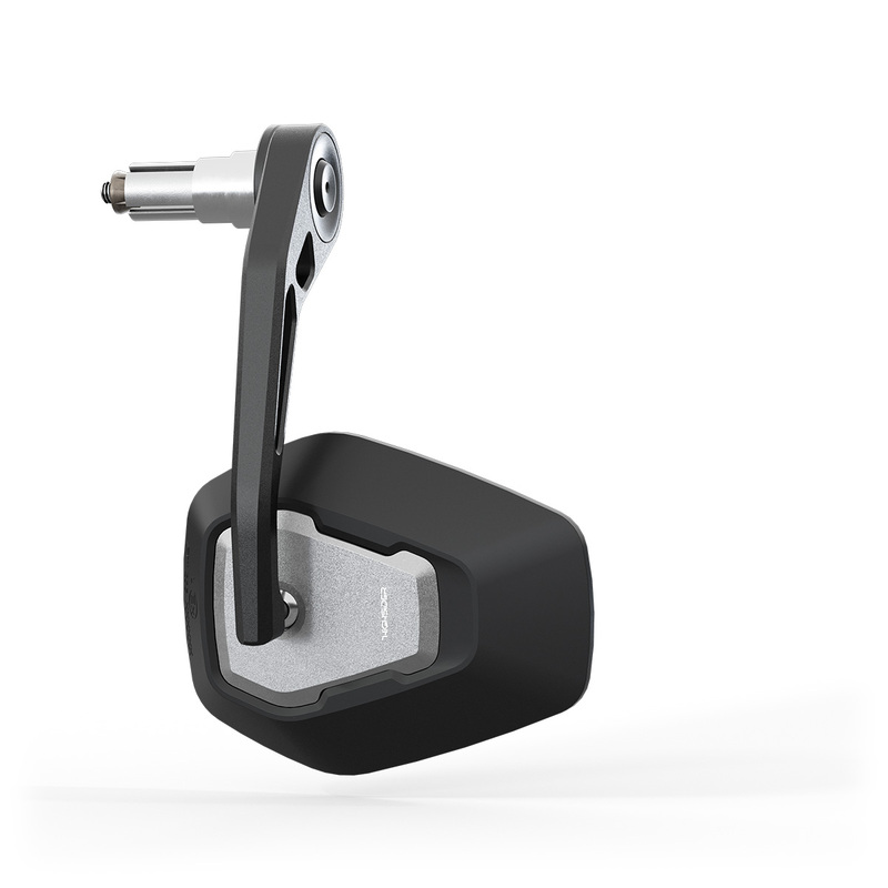 HIGHSIDER pro specchio bar end Esagano-RS EVO nero/argento (1 pz.)