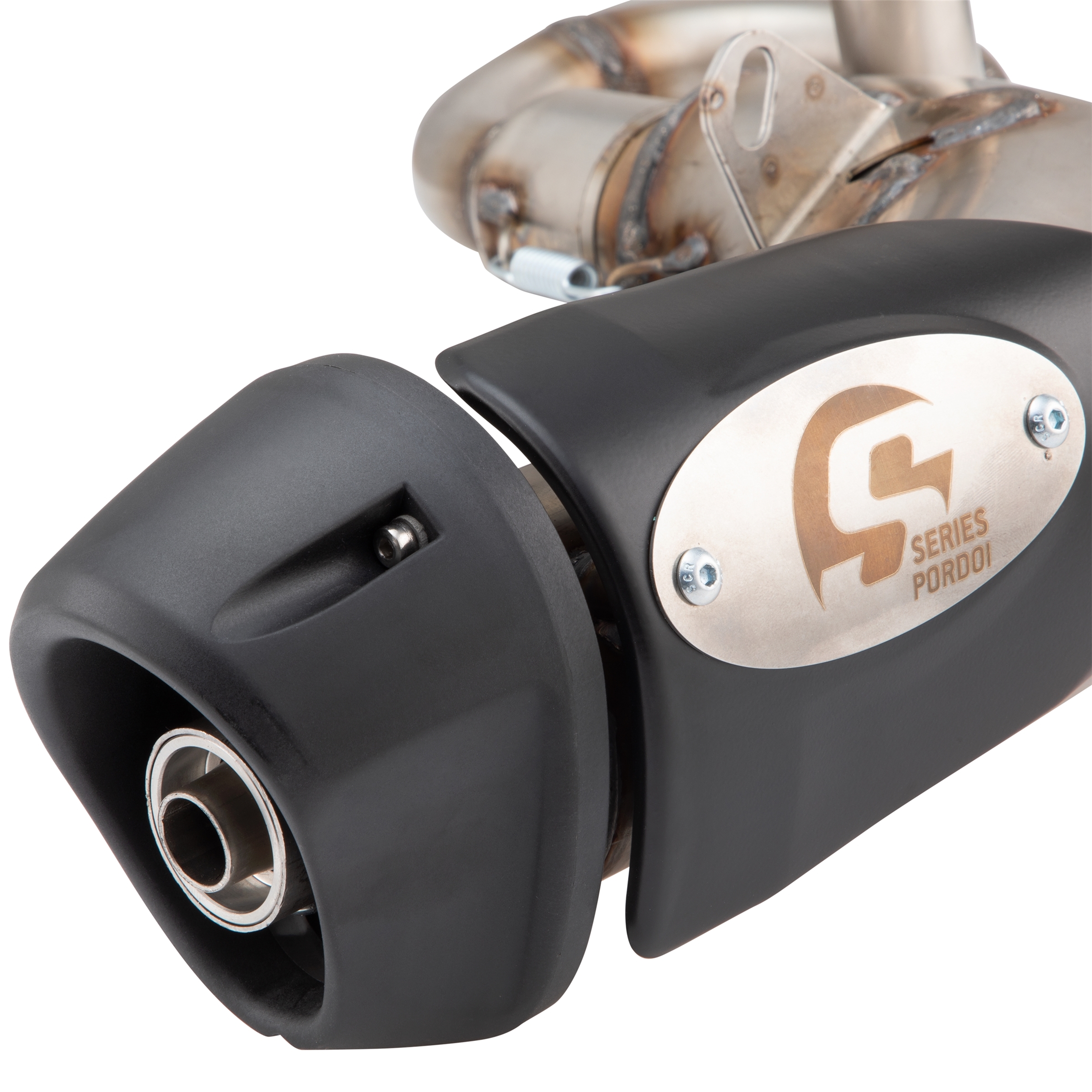 Scarico racing per Vespa GTS/​GTS Super/​GTV/​GT 60 125-300ccm i.e., 4T, LC, inox