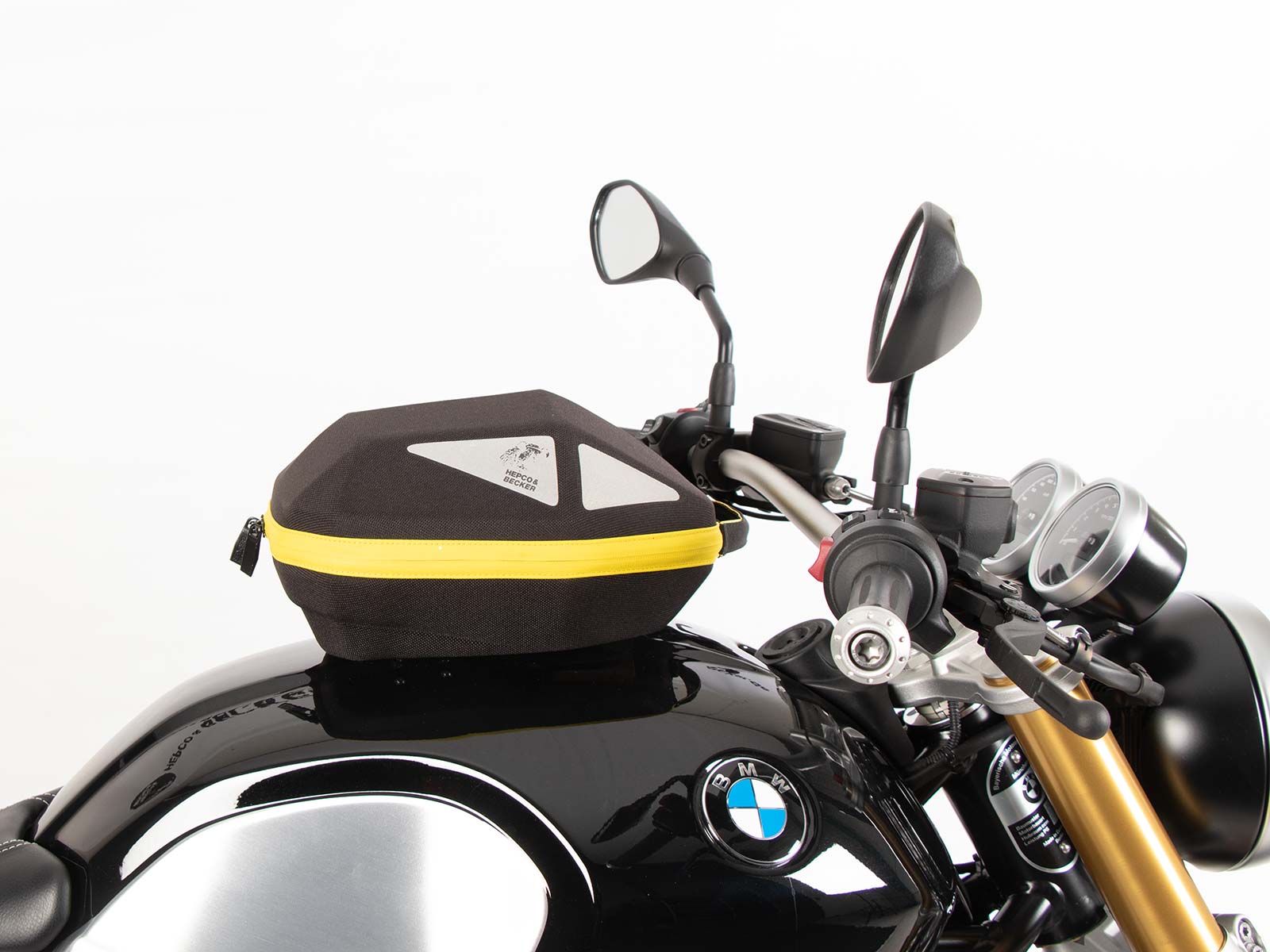 Anello serbatoio di base con blocco borsa serbatoio per BMW R nineT Pure (17-23) Hepco & Becker