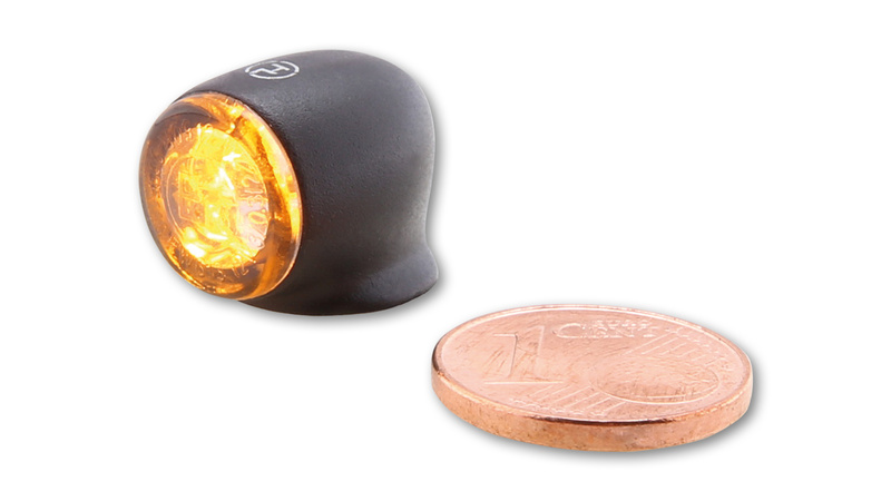 HIGHSIDER pro Proton Due luci posteriori a LED, luce freno, indicatore di direzione nero/tinta 3in1, omologazione E (coppia)