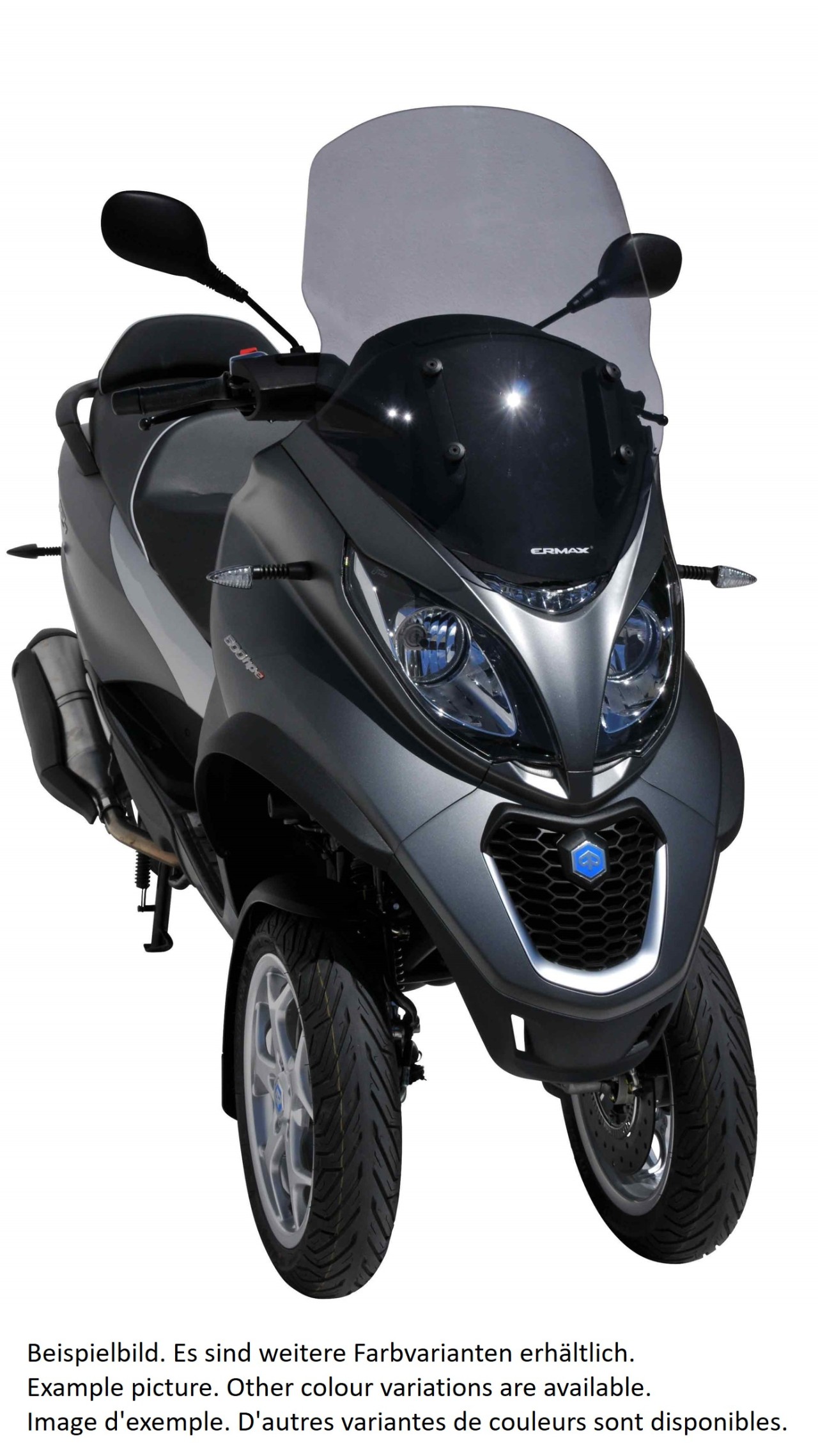 Parabrezza ERMAX Touring per Piaggio MP3 400 HPE (-22), trasparente