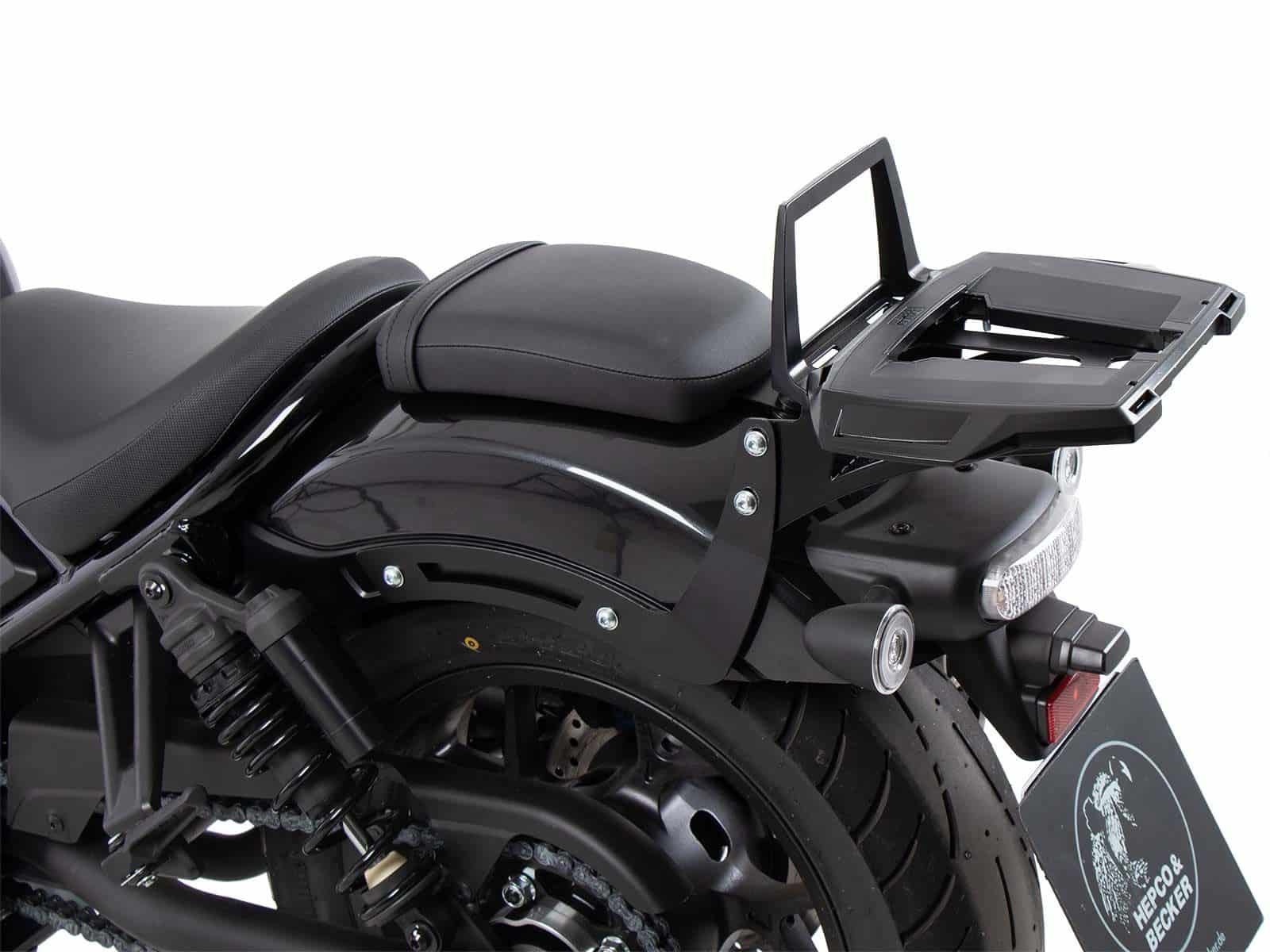 Portavaligie Alurack nero per Honda CMX 1100 Rebel /DCT /SE (25-) Hepco & Becker