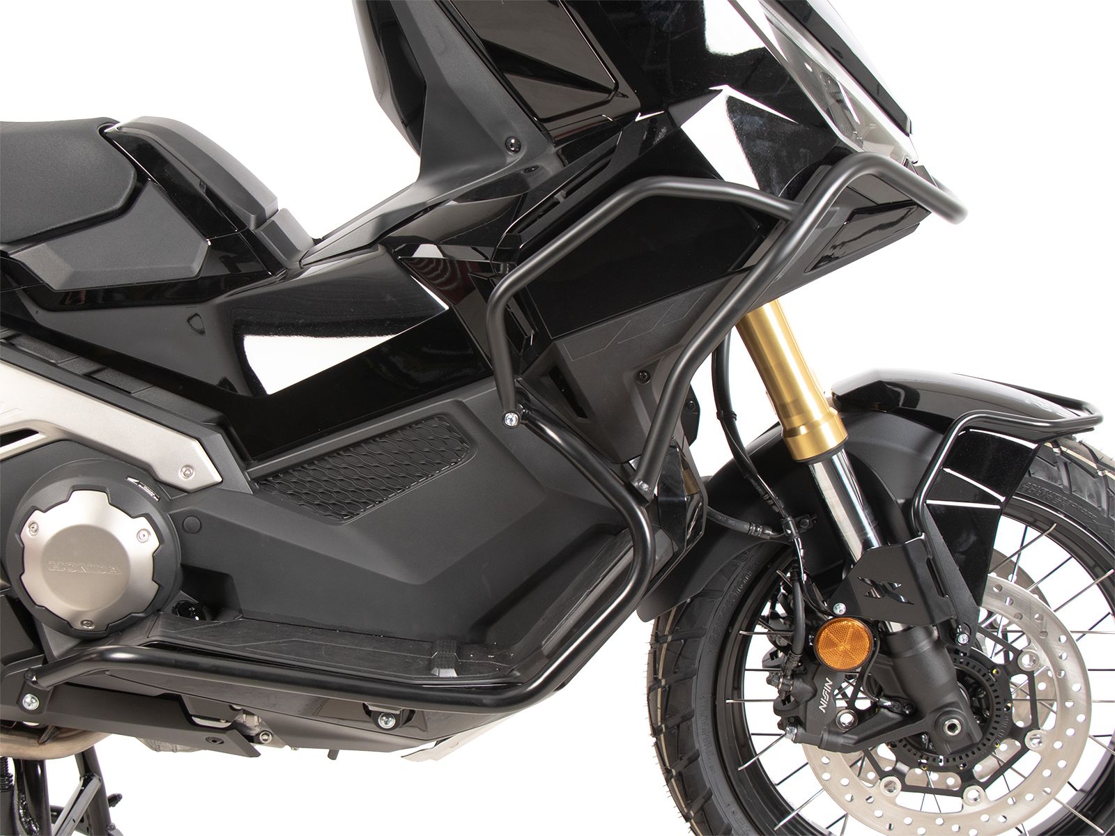 Barra di protezione anteriore nera per Honda X-ADV (25- ) Hepco & Becker