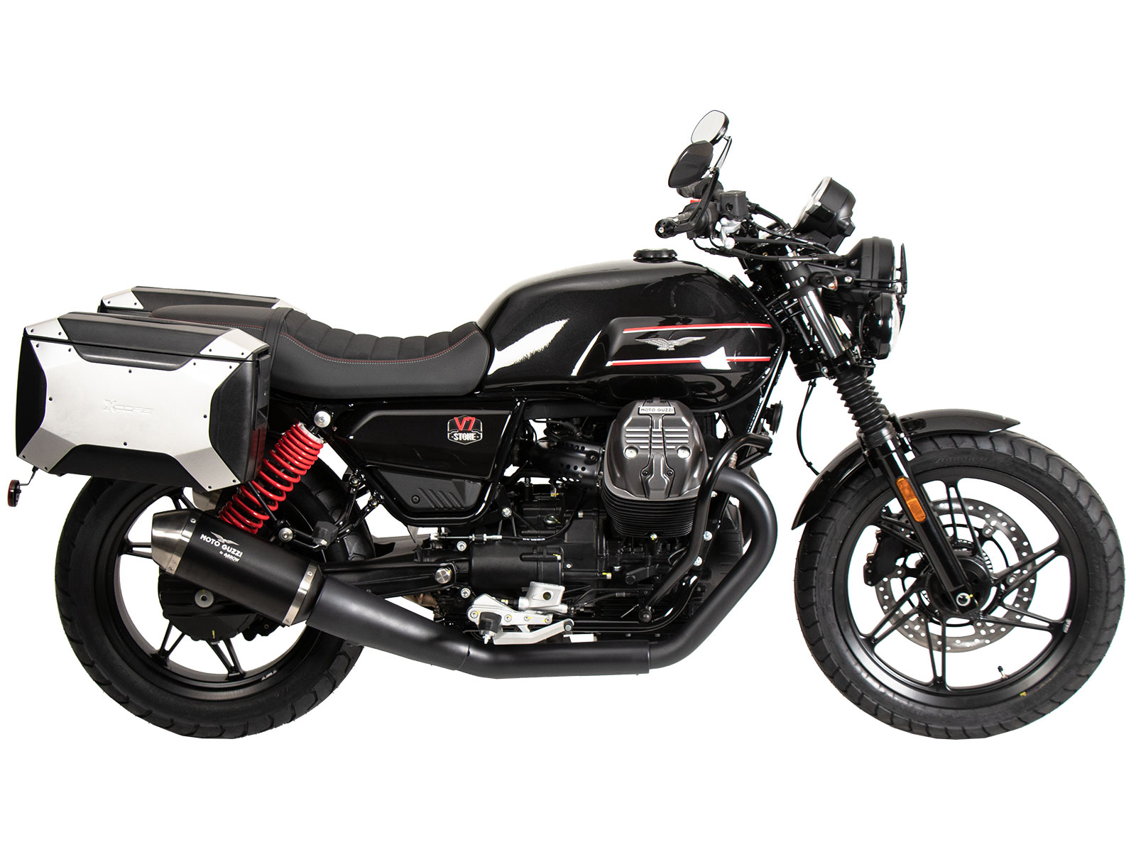 C-Bow portapacchi laterale cromato Moto Guzzi V7 Stone Special Edition (22-) Hepco & Becker