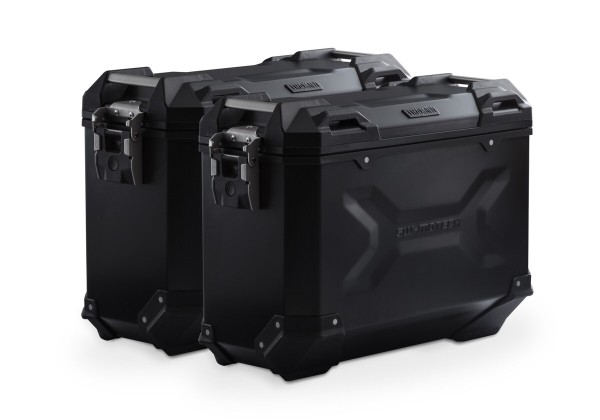 Sistema di valigie in alluminio TRAX ADV nero (45l) Yamaha Tracer 9 / GT (21-), RN70