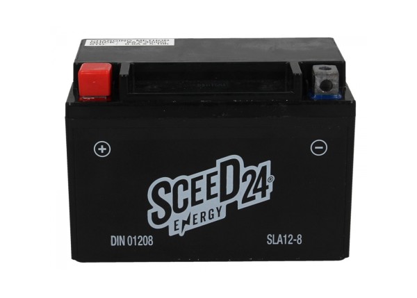 Batteria al gel Sceed 42 YTX9-BS SLA12-8, 12V, 8A, Gel / SLA 150x80x95mm