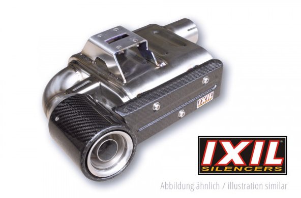 IXIL SX1 impianto completo inox con cat per Yamaha MT-09 (Bj.13-) / XSR 900 (Bj.16-)