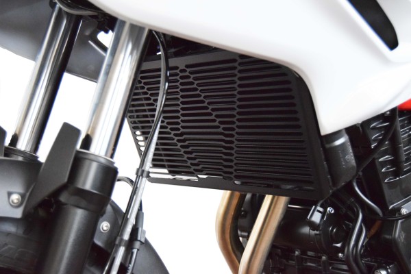 Protezione del radiatore per BMW F 700 GS (12-18), alluminio, nero