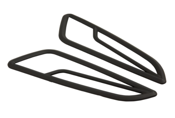 Griglia frecce destra/sinistra, anteriore per Vespa Primavera/​Sprint 50-150ccm 2T/​4T AC, nero opaco