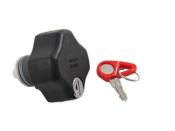 Vite Lock-it bloccabile, incl. cilindro e chiave per il portavaligie laterale Lock-it Originale