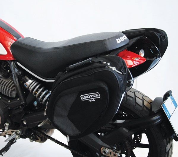 Suppori per borse laterali per Ducati Scrambler 800 (15-16), PMMA, coppia